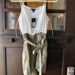 Streetwear Society White Sleeveless Romper